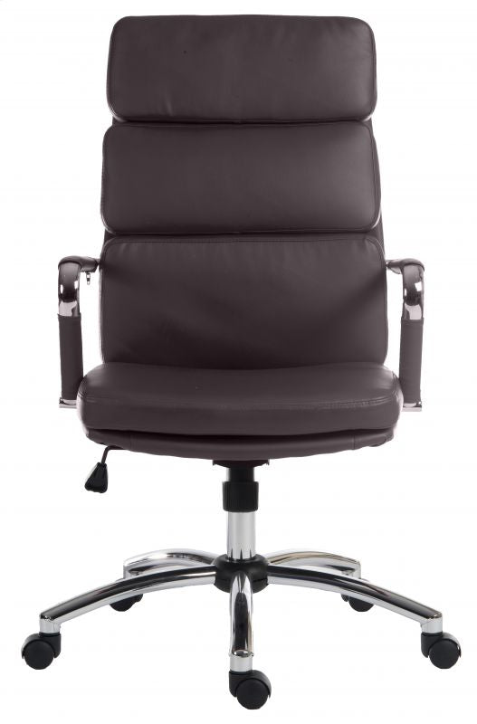 Soft Padded Eames Style Office Chair - Black, Brown, Red or White Option - DECO